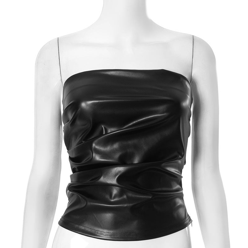 Women's Fashion Clothing Tank-top Leather - Colbrayci