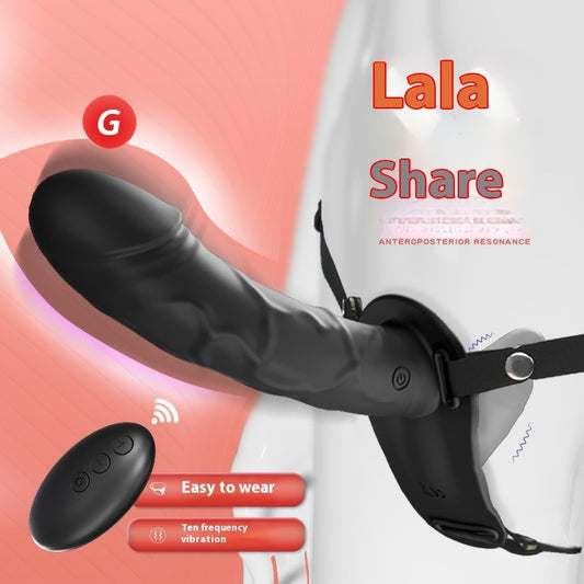 Wearing Dildo Fake Dual Vibration Remote Control Model - Colbrayci