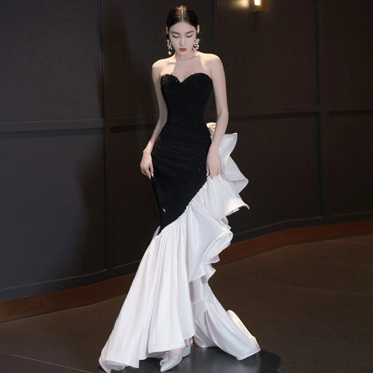 Tube Top Evening Gown - Colbrayci